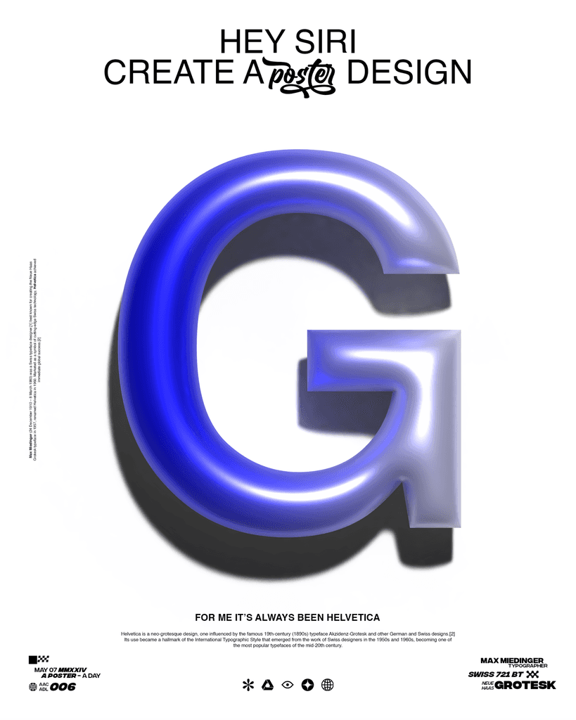 For me it's Helvetica #2 — graphic art by Aachman Shukla