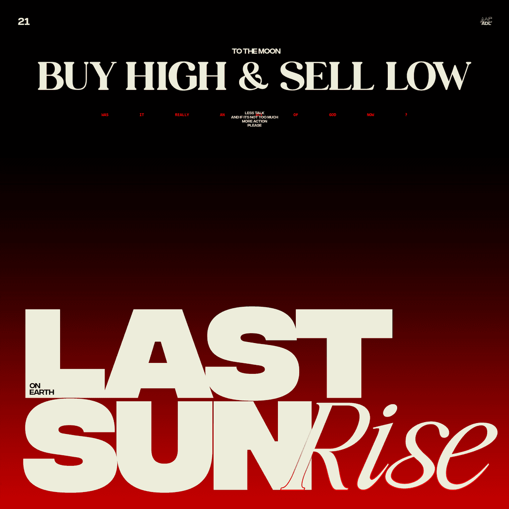 The last sunrise on earth — graphic art by Aachman Shukla